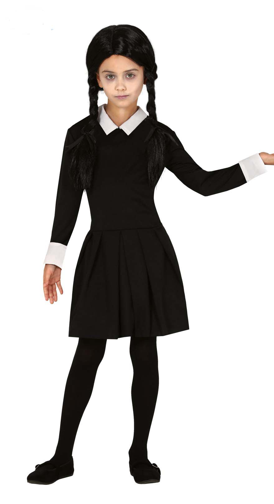 Wednesday Addams fancy dress costume