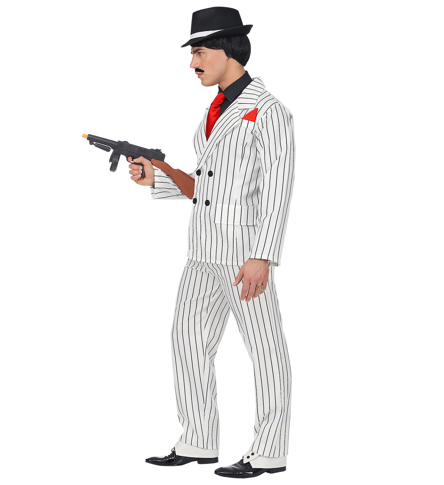 White Gangster Suit outfit for men