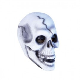 White Skull Head Rubber Mask