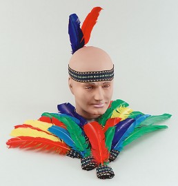 Indian Headband With Feathers