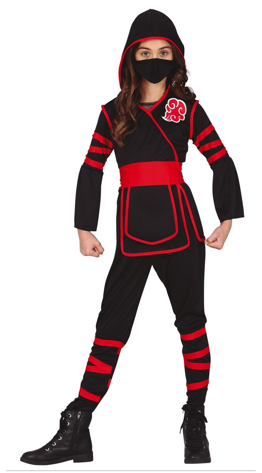Wind Ninja Costume Red Children's