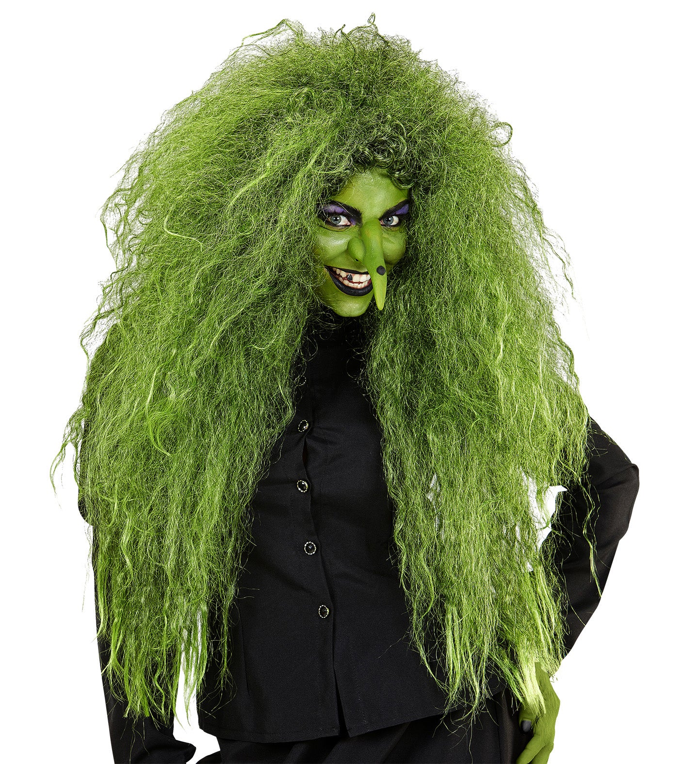 Witch Wig Green
