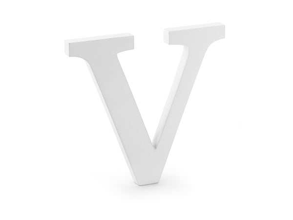 Wooden Letter V