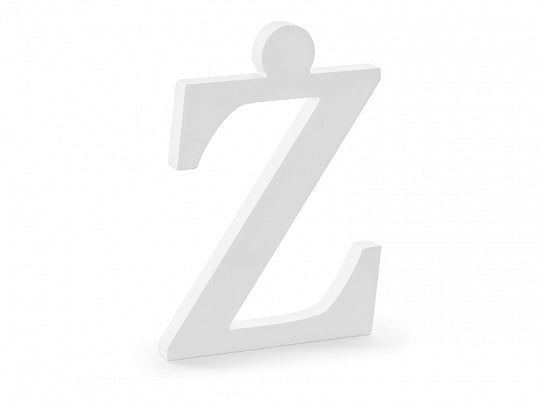 Wooden Polish Letter Ż Wedding Decor
