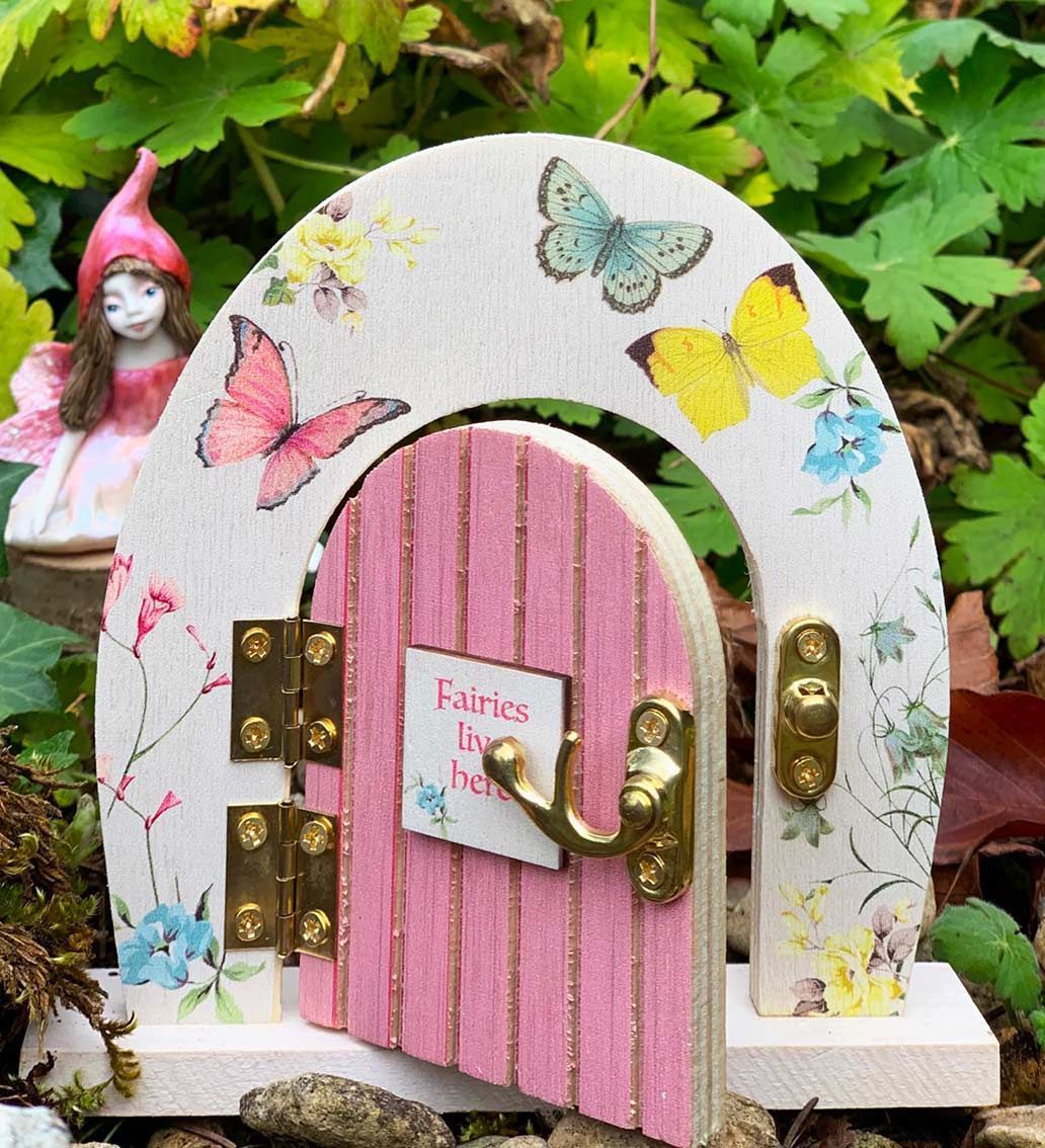 Wooden Mini fairy Door