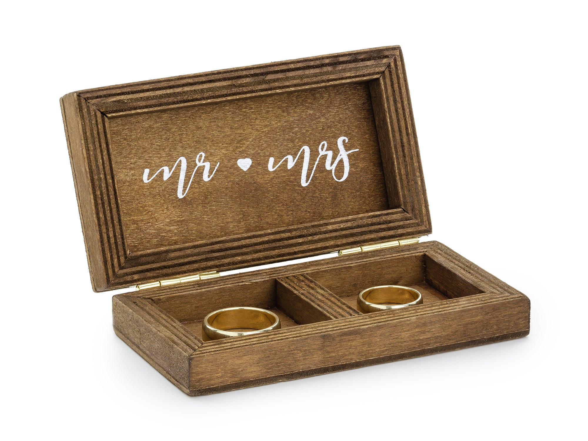 Wooden Wedding Ring Bearer Box