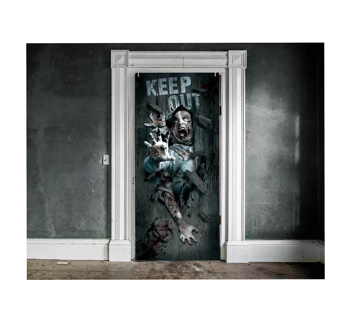Zombie Attack Door Decoration