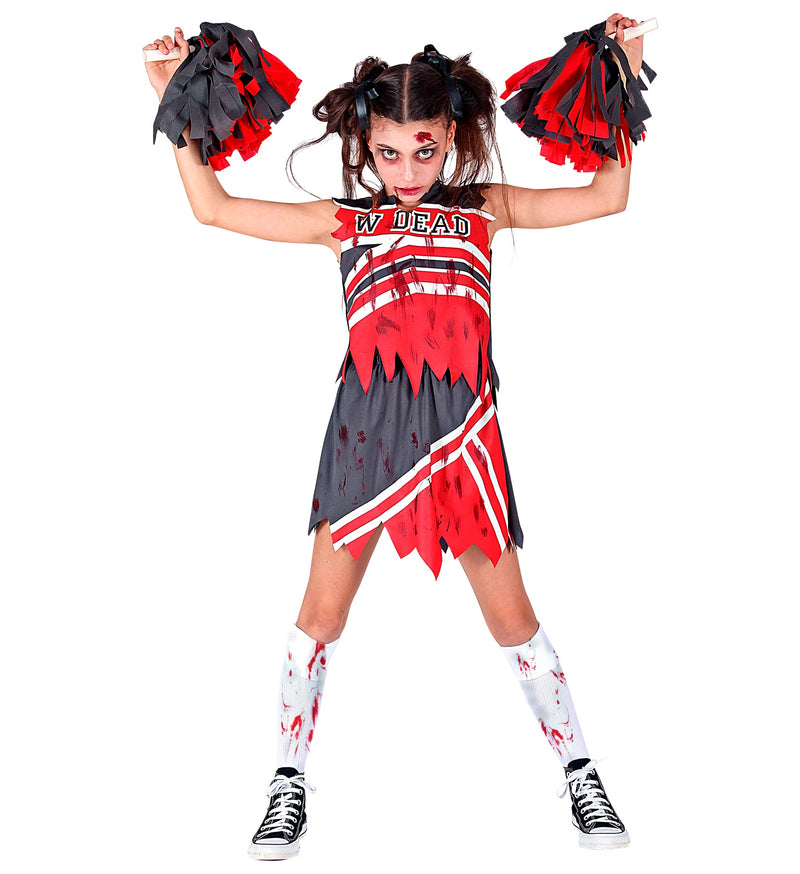 Girls Zombie Cheerleader Girl's Halloween Costume