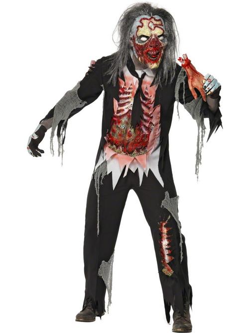 Zombie Decayed Man Halloween Costume 