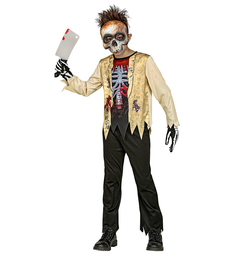 Zombie Skeleton Costume Boy