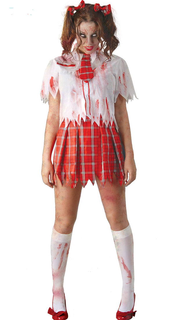 Zombie College School Girl Costume