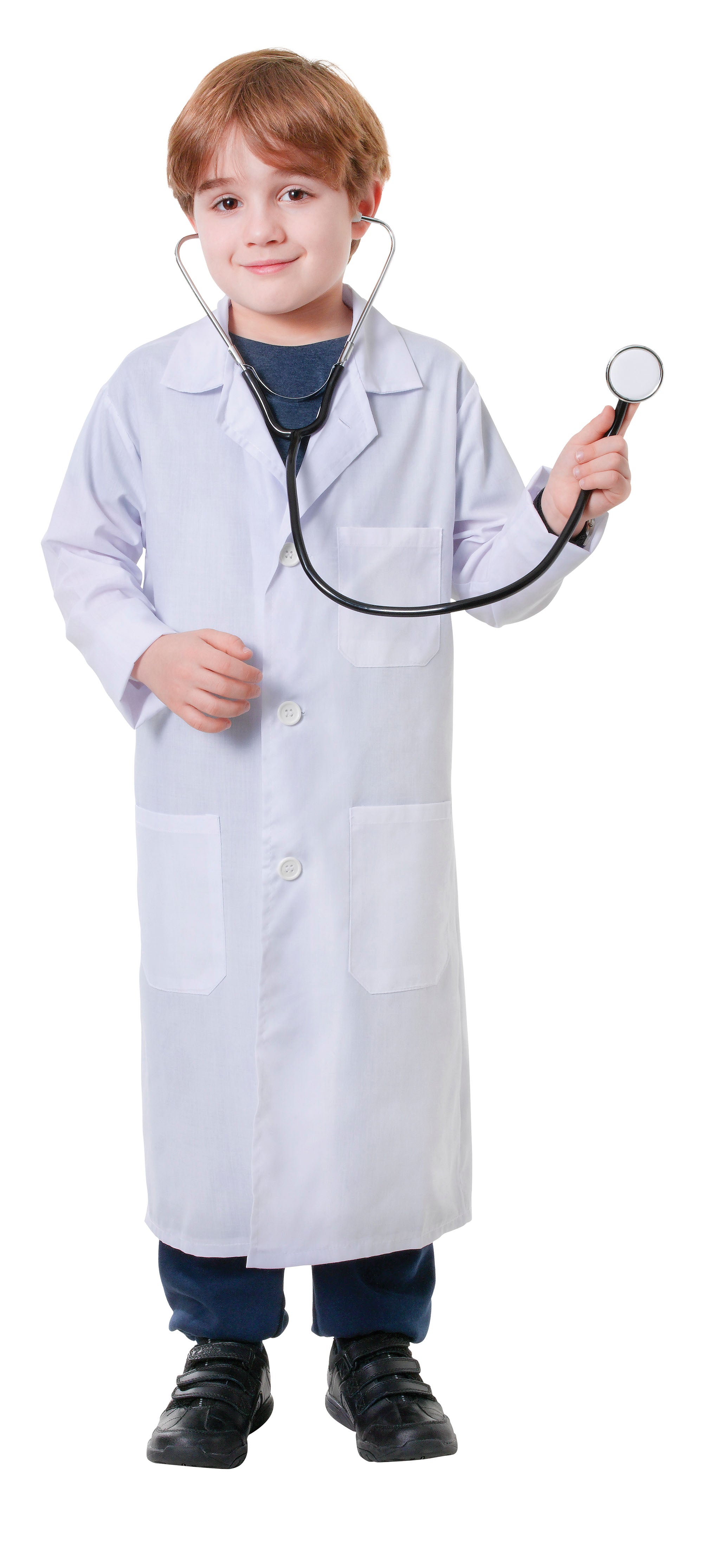 Child's white Doctors Coat Costume for boy or girl.