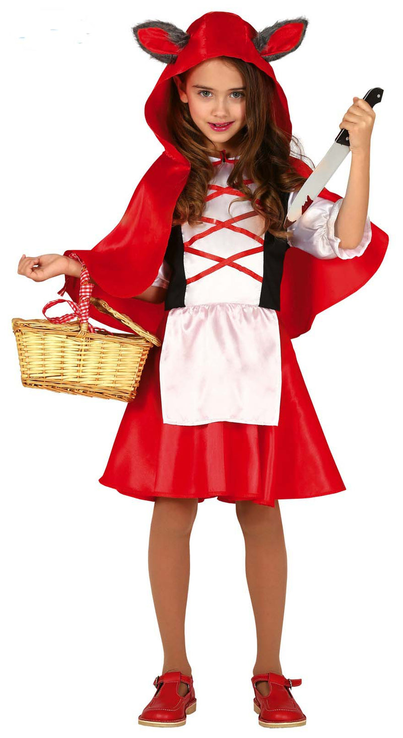 Children's Wolf Riding Hood costume for girls.