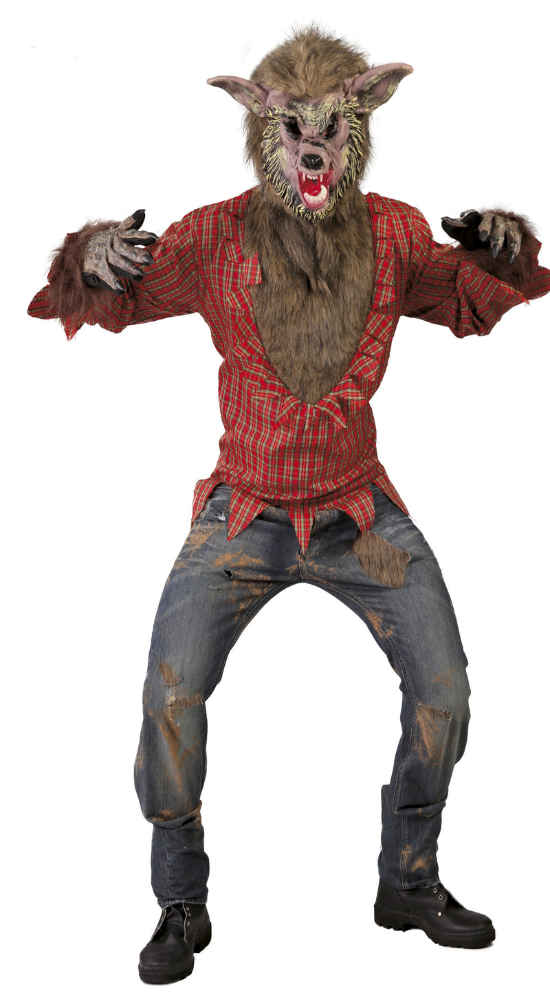 Men's Werewolf Fancy Dress Costume