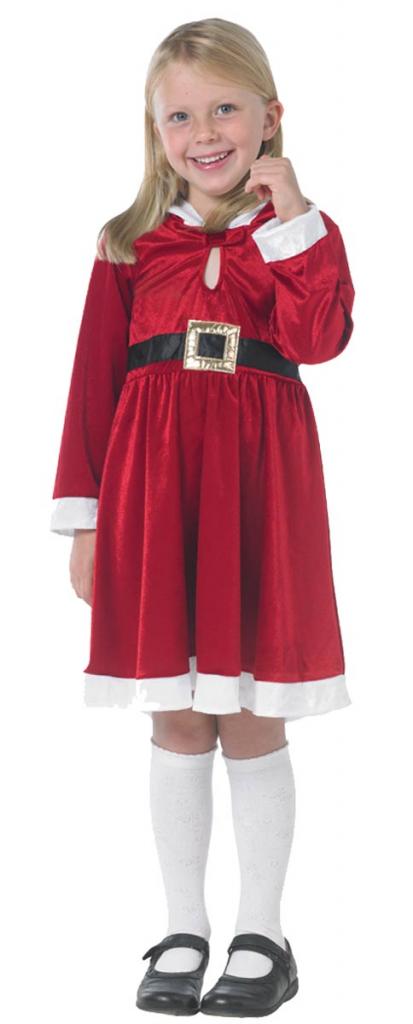 Miss Santa Costume for Girl's