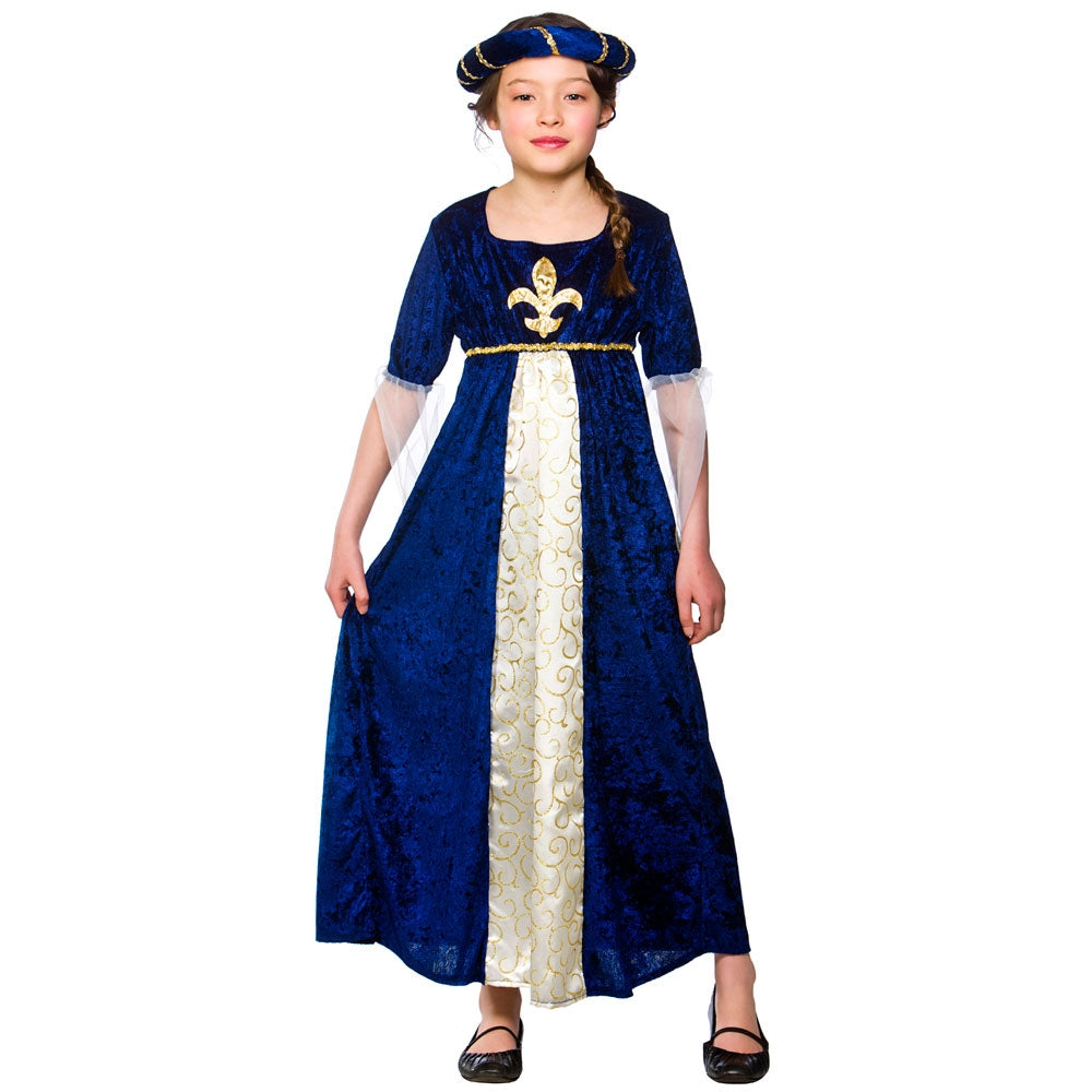 Tudor Princess Dress Costume For Girls Medieval